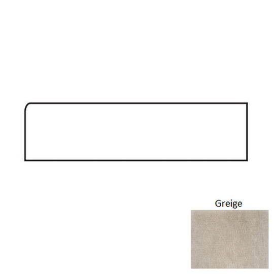 Tesoro 3" x 24" Fusion Fabric Matte Porcelain Bullnose
