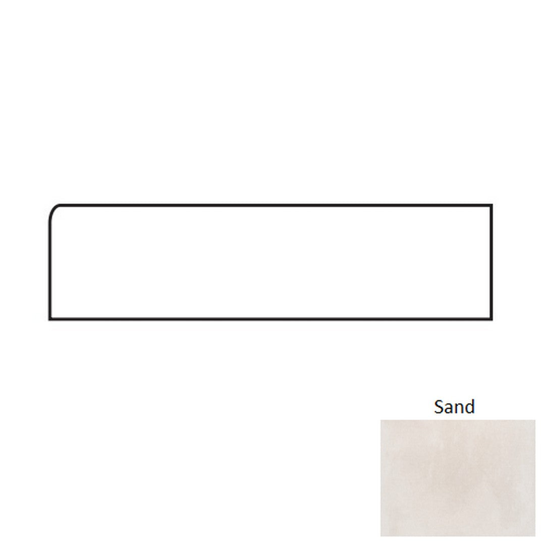 Tesoro 3" x 24" Fusion Fabric Matte Porcelain Bullnose