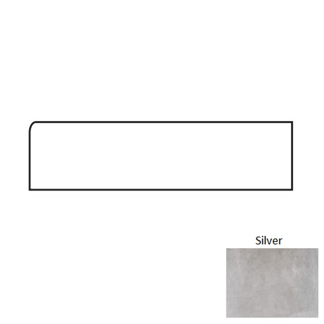 Tesoro 3" x 24" Fusion Fabric Matte Porcelain Bullnose