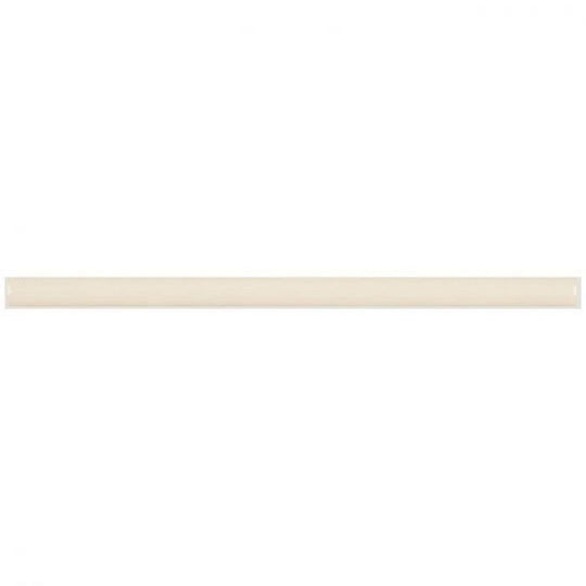 Tesoro 0.25" x 8" Krea Pressed Glossy Ceramic Pencil Bullnose