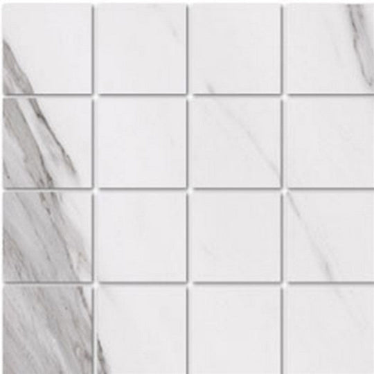 Tesoro 12" x 12" Nova Rectified Polished Porcelain 3" Mosaic