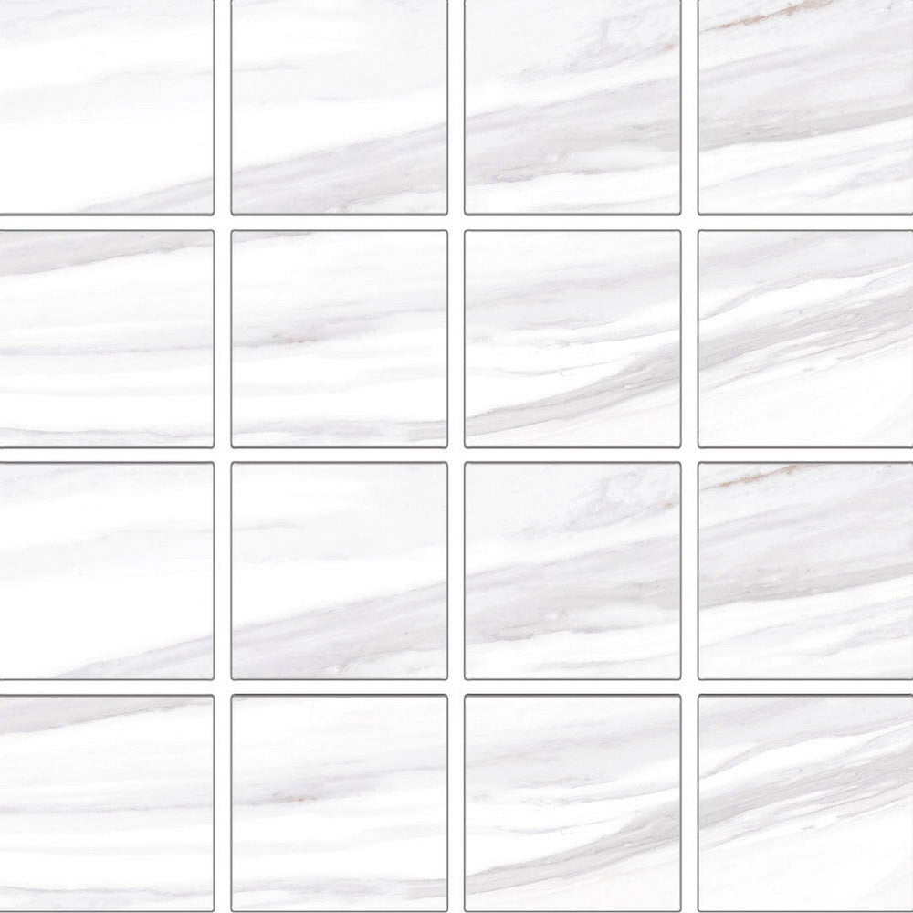 Tesoro 12" x 12" Majestic Matte Porcelain 3" Mosaic