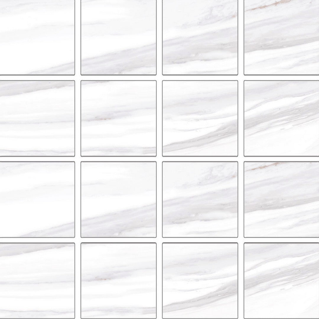 Tesoro 12" x 12" Majestic Matte Porcelain 3" Mosaic