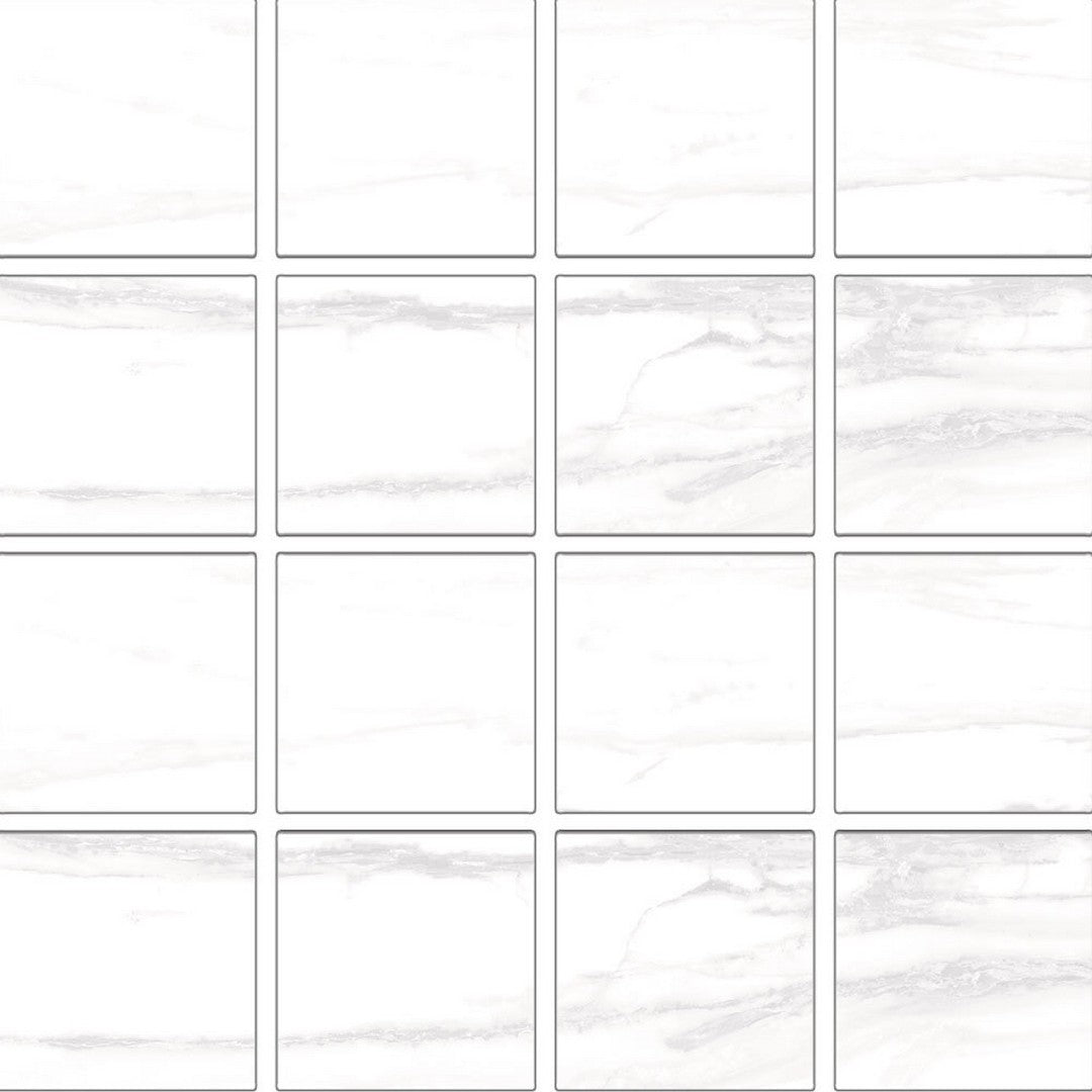 Tesoro 12" x 12" Majestic Matte Porcelain 3" Mosaic