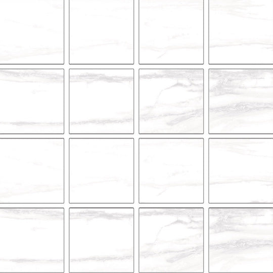 Tesoro 12" x 12" Majestic Matte Porcelain 3" Mosaic