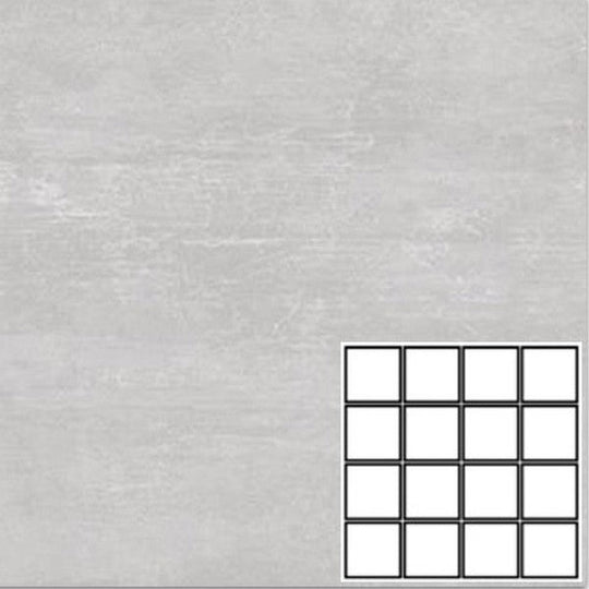 Tesoro 12" x 12" Ocean Pressed Matte Ceramic 3" Mosaic