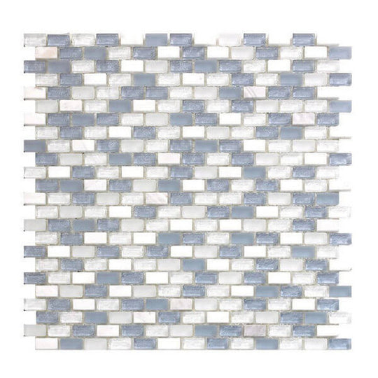 Happy Floors SoBe 11.3" x 11.4" Mini Brick Mosaic