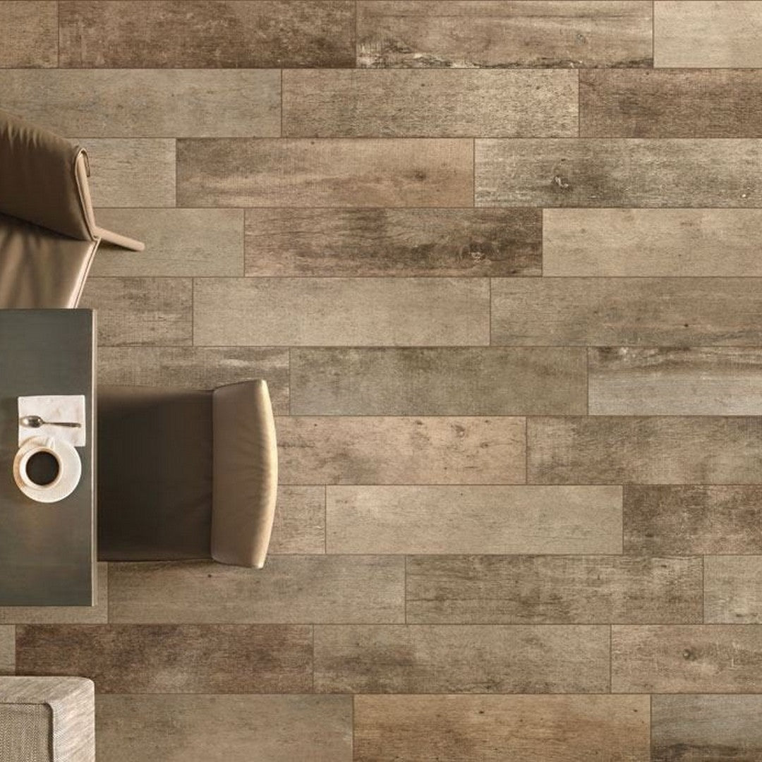 Panaria-Ceramica-8-x-36-Wood-Trend-Anti-Slip-Porcelain-Tile-Walnut-Multi