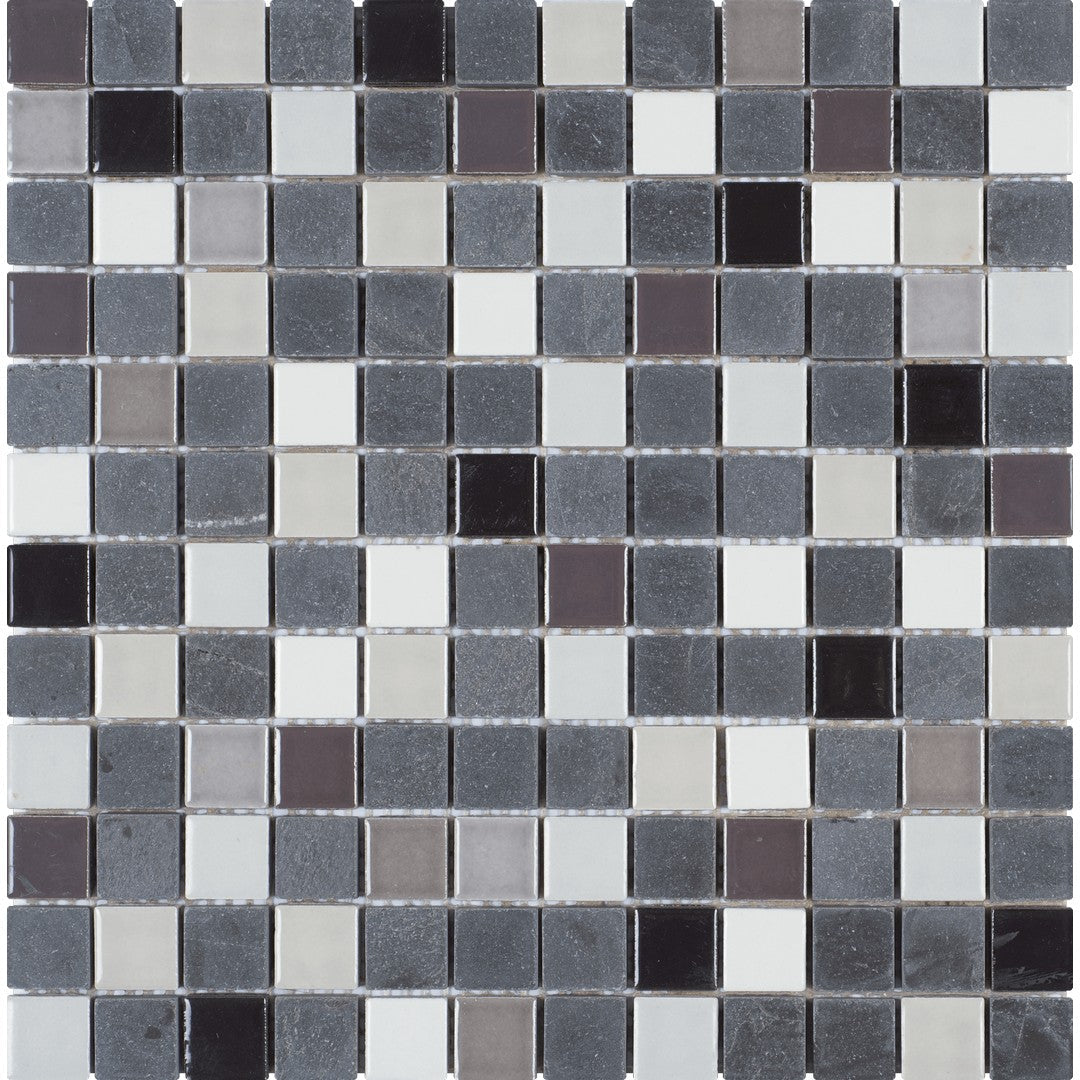 Bati Orient 12" x 12" Terrazzo Matte Stone & Ceramic 0.88" Mosaic