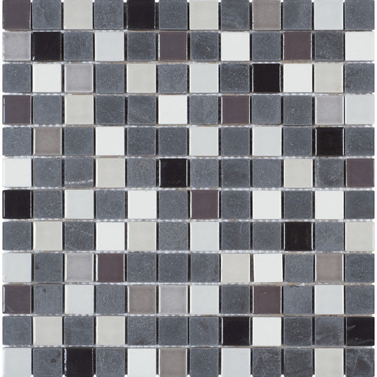 Bati Orient 12" x 12" Terrazzo Matte Stone & Ceramic 0.88" Mosaic