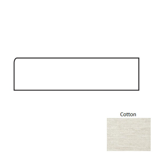 Tesoro 3" x 24" Craft Rectified Matte & Textured Porcelain Bullnose