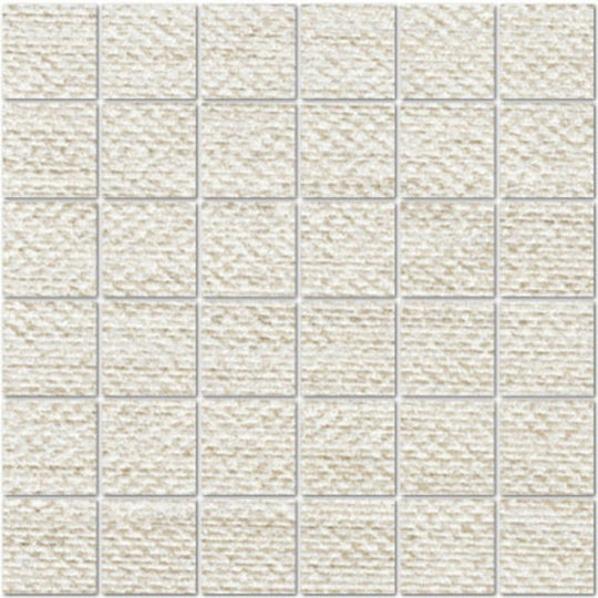 Tesoro 12" x 12" Craft Rectified Matte & Textured Porcelain 2" Mosaic