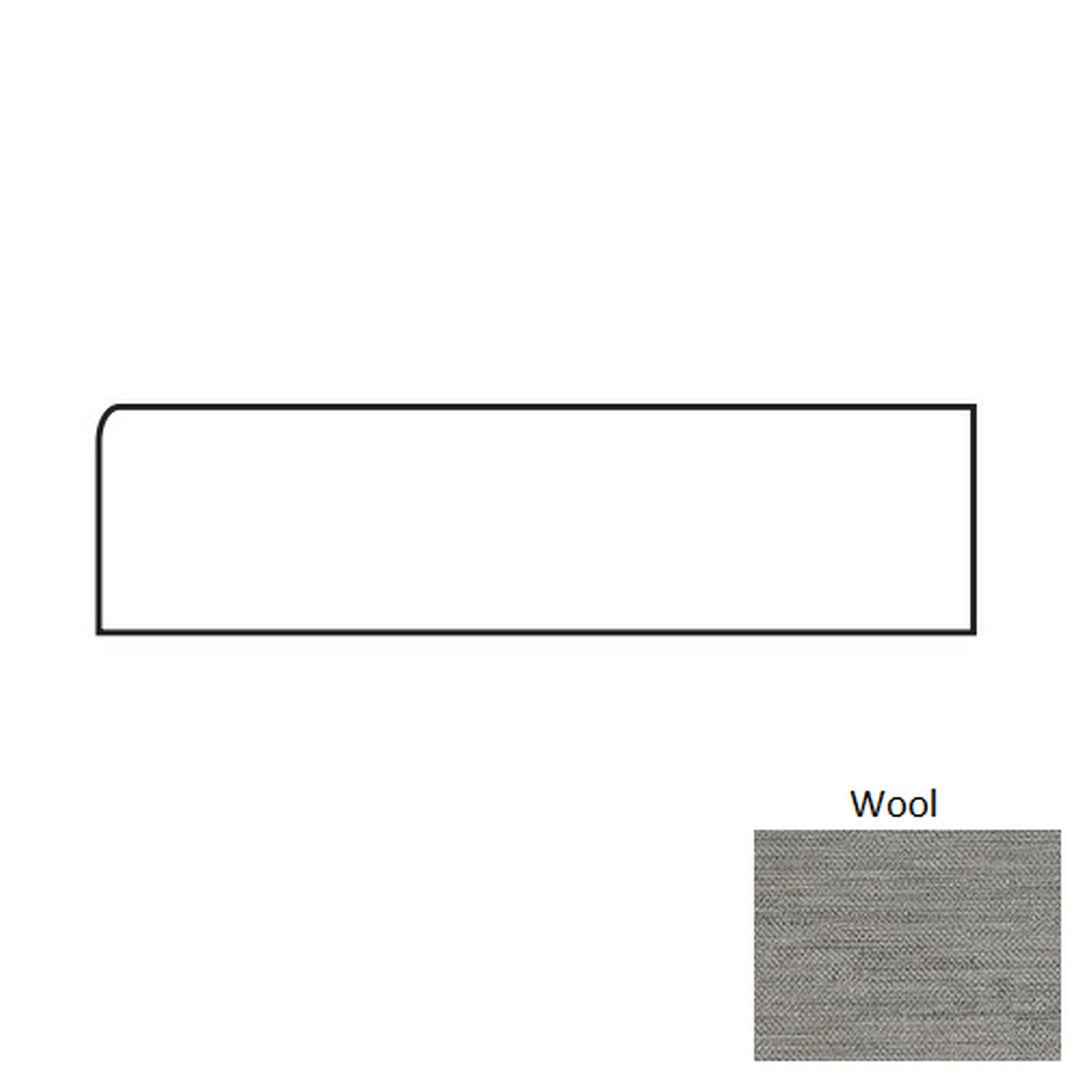 Tesoro 3" x 24" Craft Rectified Matte & Textured Porcelain Bullnose