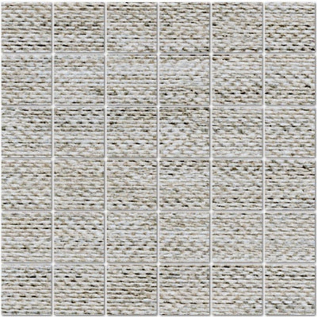 Tesoro 12" x 12" Craft Rectified Matte & Textured Porcelain 2" Mosaic