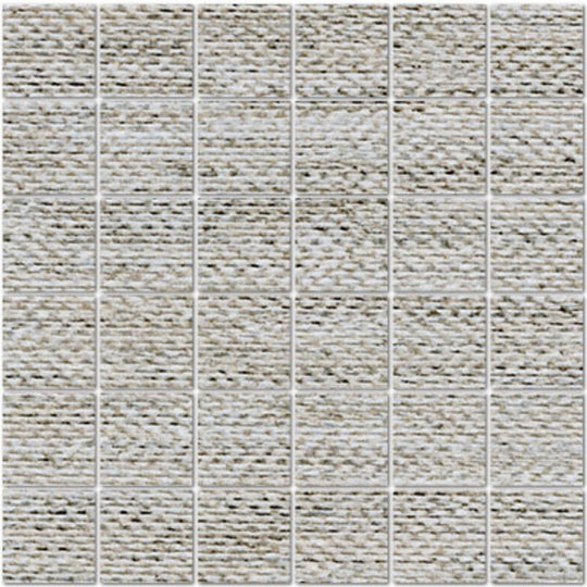 Tesoro 12" x 12" Craft Rectified Matte & Textured Porcelain 2" Mosaic