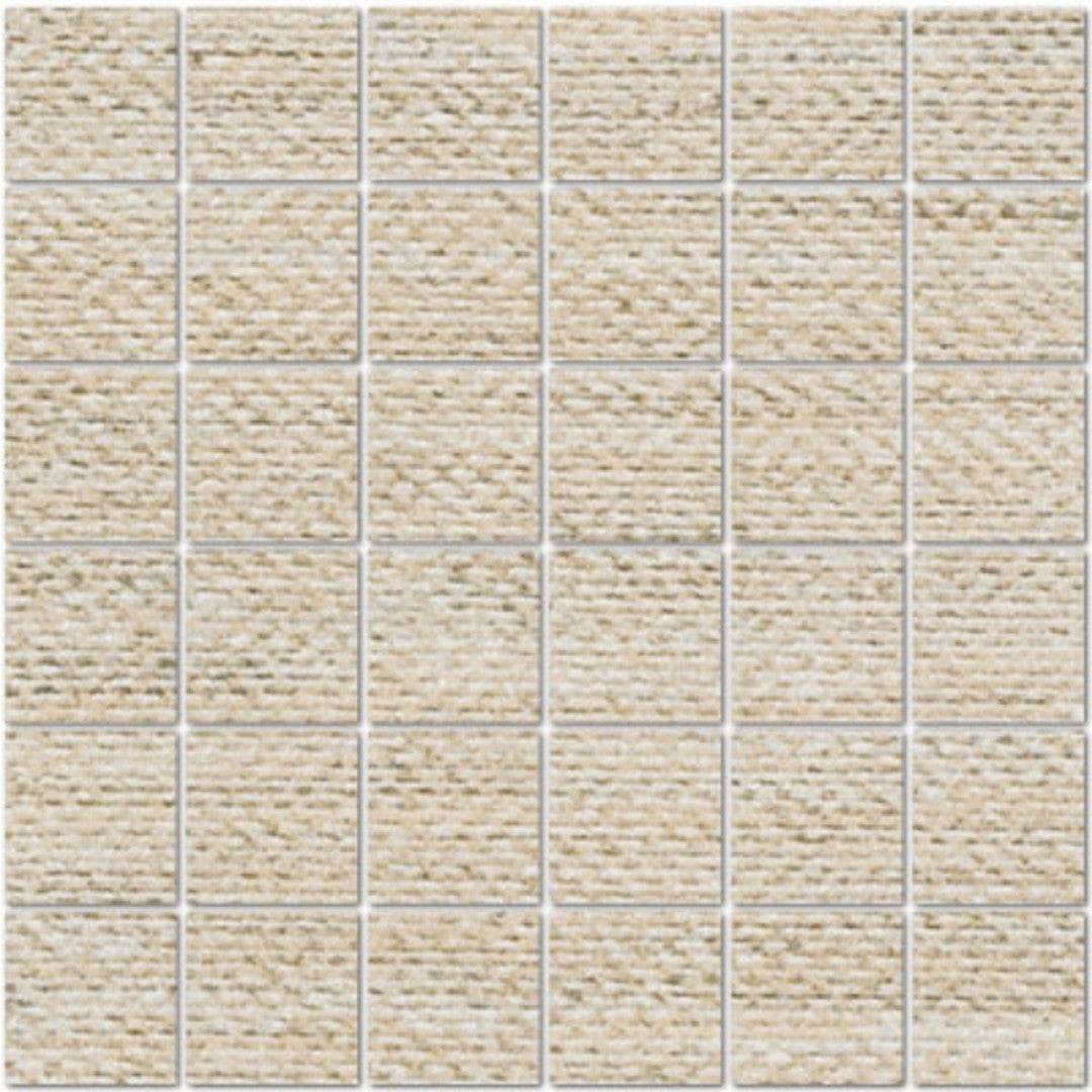 Tesoro 12" x 12" Craft Rectified Matte & Textured Porcelain 2" Mosaic