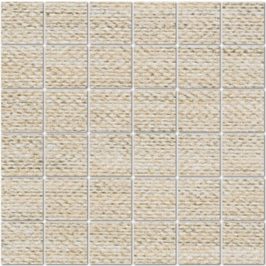 Tesoro 12" x 12" Craft Rectified Matte & Textured Porcelain 2" Mosaic