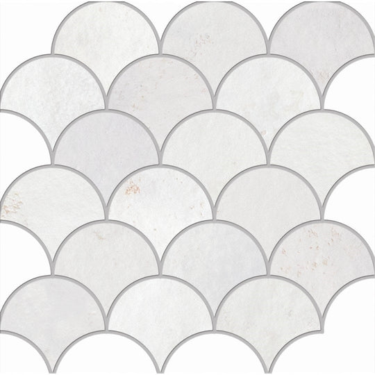 Edimax Astor 12" x 12" Home Natural Porcelain Shell Mosaic