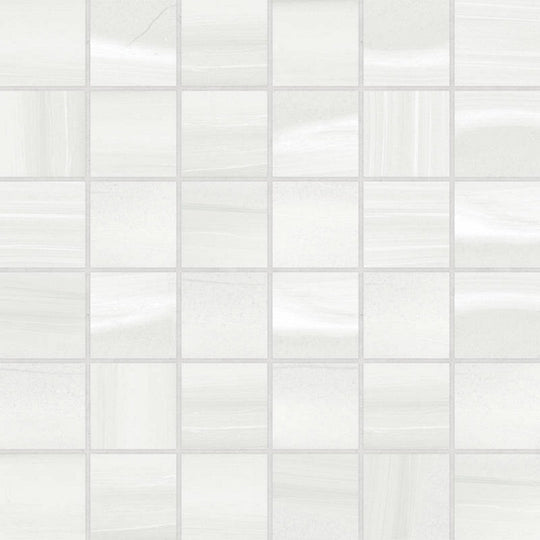 Bedrosians Linear Stone 12" x 12" Honed Glazed Porcelain 2" Mosaic