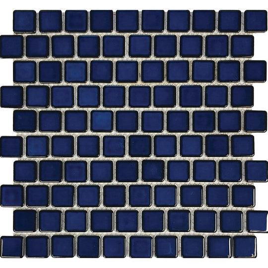 Tesoro 12" x 12" Harmony Glossy Porcelain 1" Mosaic