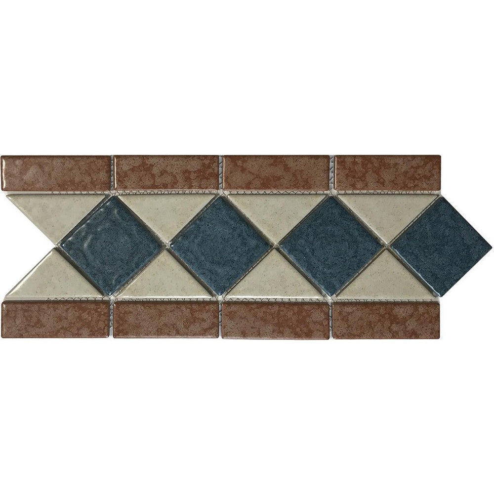 Tesoro 6" x 13" Listello Interlocking Porcelain Border