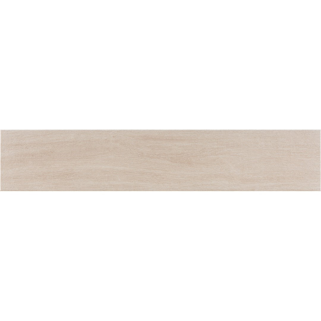 Tesoro 9" x 48" Trunk Pressed Matte Porcelain Wood Plank