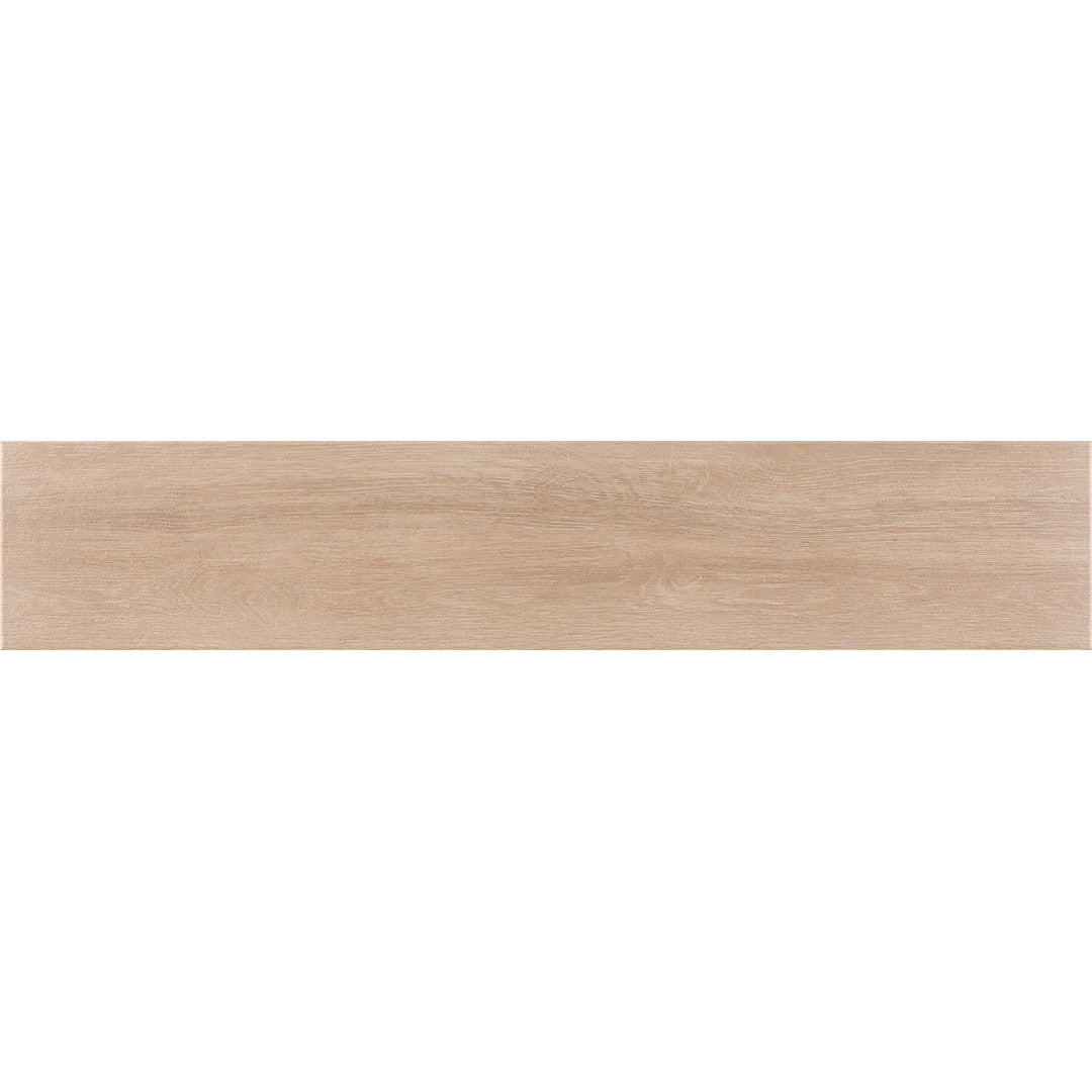 Tesoro 9" x 48" Trunk Pressed Matte Porcelain Wood Plank