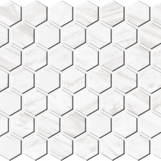 Daltile-Perpetuo-10-x-12-Matte-Porcelain-1.5-Hexagon-Mosaic-Brilliant-White