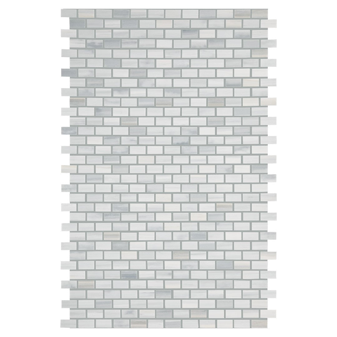 Daltile-Perfix-Mosaix-13.25-x-18-Polished-Natural-Stone-0.5x1-Straight-Stack-Mosaic-Grey-Palissandro