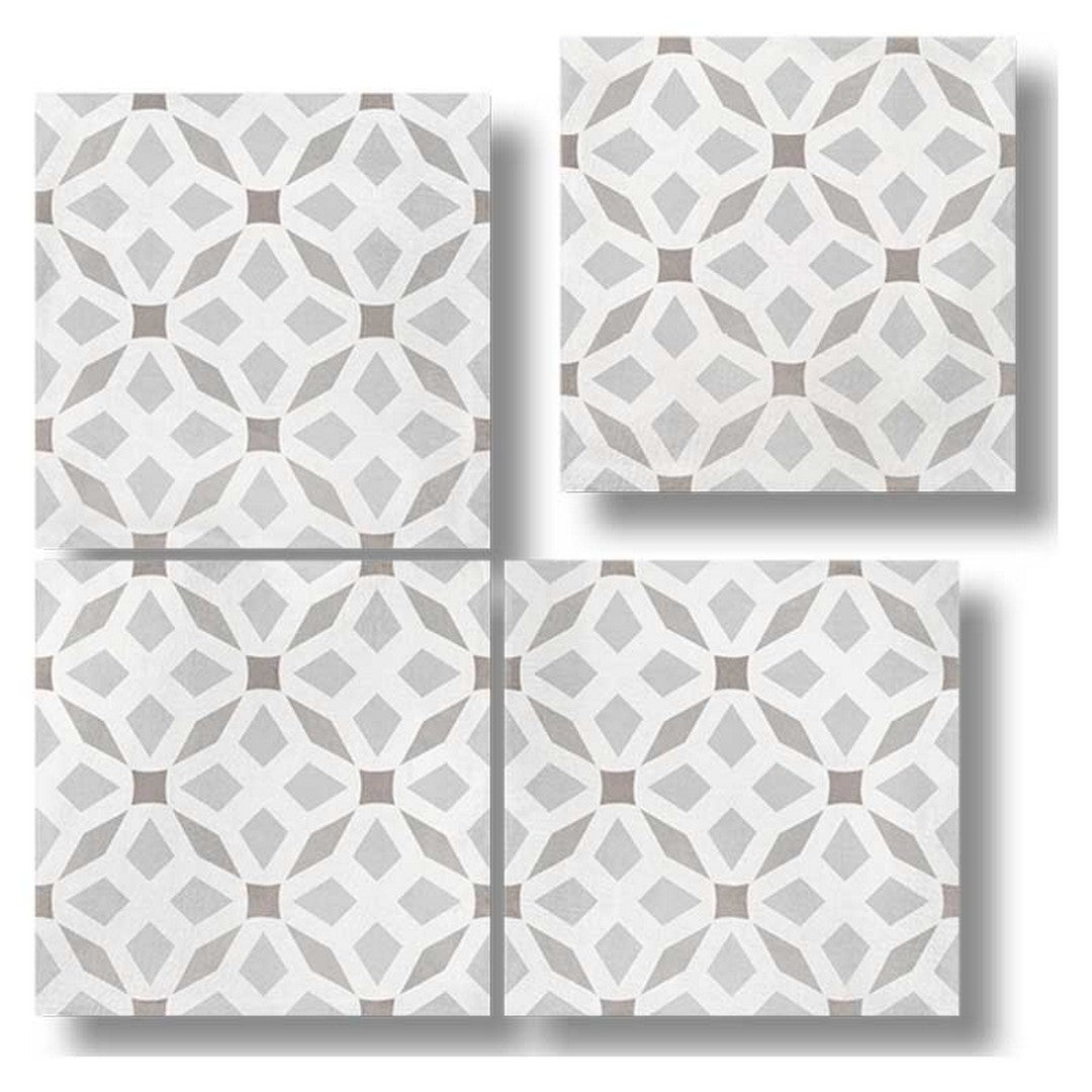 Maniscalco Pathways 8.7" x 8.7" Matte Porcelain Patterned Tile