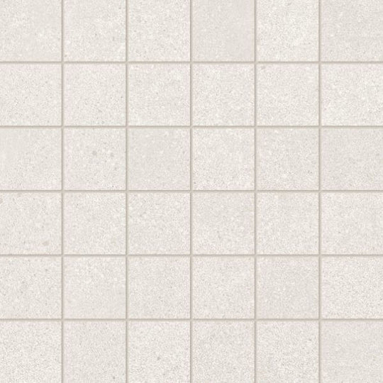 Happy Floors 12" x 12" Phase Interlocking Natural Porcelain 2" Mosaic