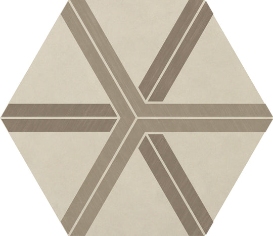 Daltile-Bee-Hive-20-x-24-Matte-Porcelain-Hexagon-Deco-Floor-Tile-Plot-Cool-Blend