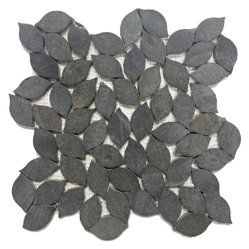 Maniscalco Stone 12" x 12" Topiary Honed Leaves Mosaic
