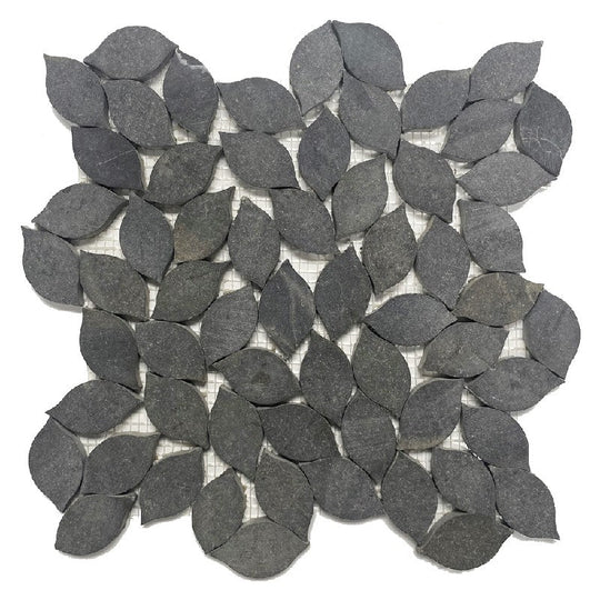 Maniscalco Stone 12" x 12" Topiary Honed Leaves Mosaic