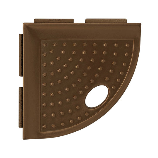 Questech 5" Bath Accessories Metro Lugged Eggshell Stone Foot Rest
