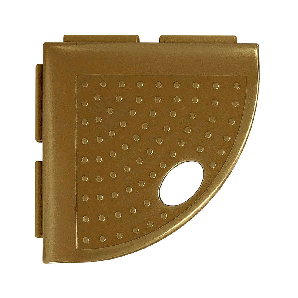 Questech 5" Bath Accessories Metro Lugged Eggshell Stone Foot Rest