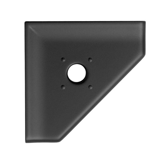 Questech 5" Bath Accessories Geo Retrofit Matte Cast Stone Corner Soap