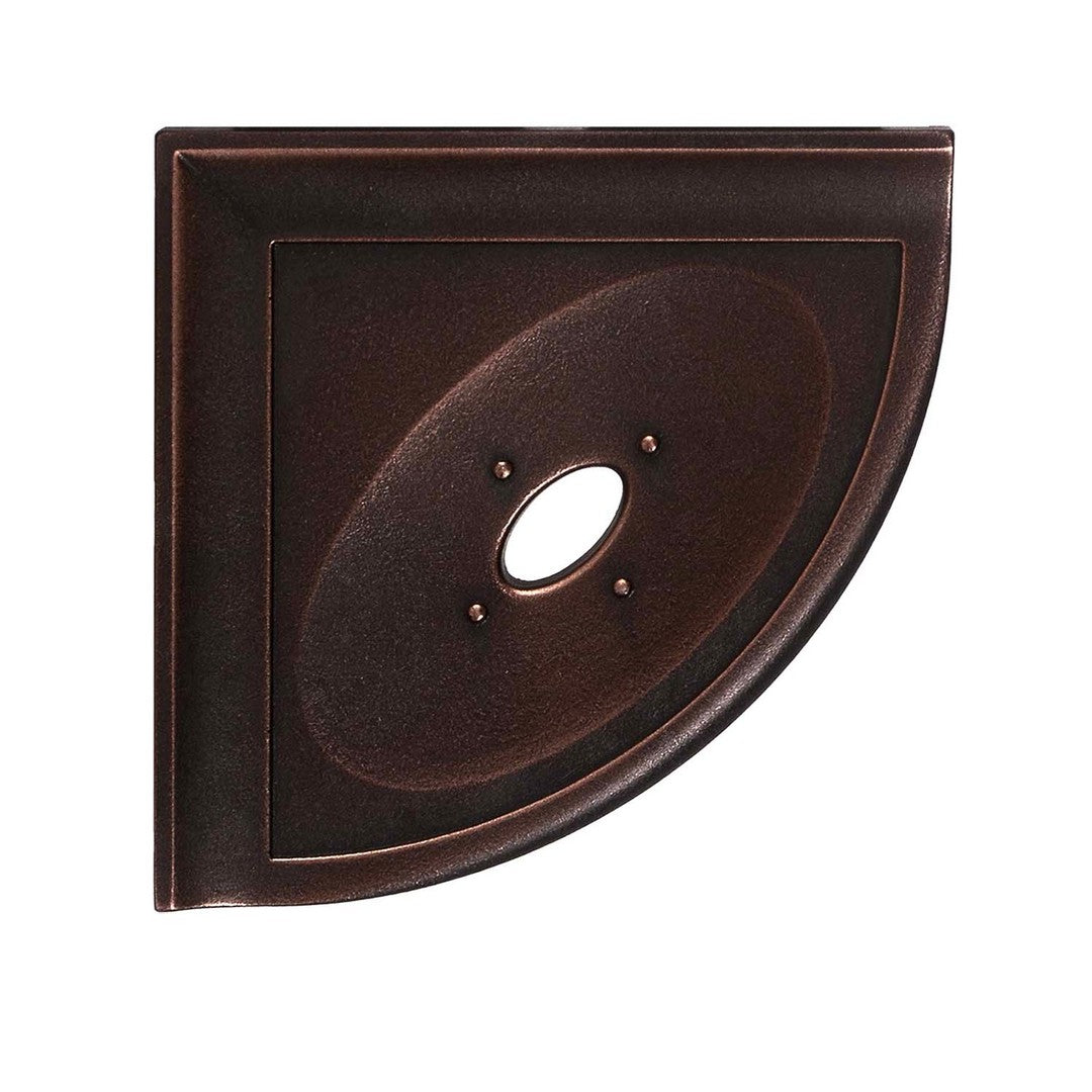 Questech 5" Bath Accessories Geo Retrofit Metal Corner Soap