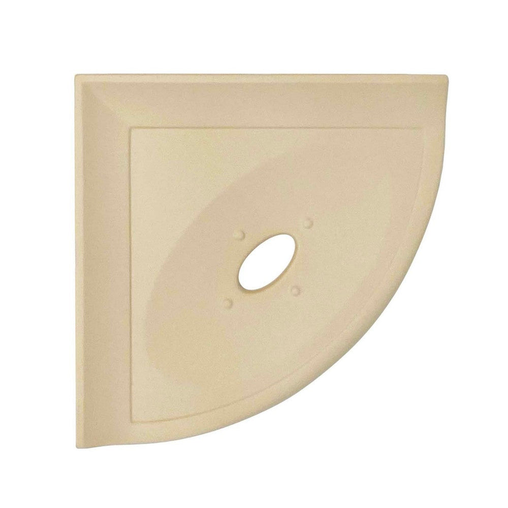 Questech 5" x 5" Retrofit Stone Corner Soap Dish