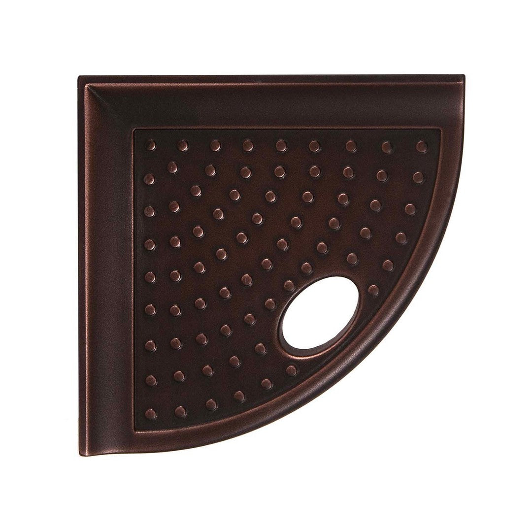 Questech 5" Bath Accessories Geo Retrofit Metal Foot Rest