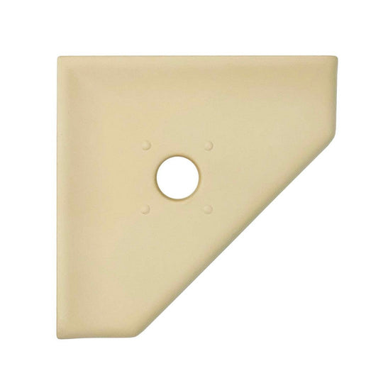 Questech 5" Bath Accessories Geo Retrofit Matte Cast Stone Corner Soap