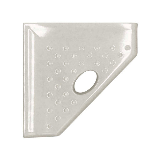 Questech 5" Bath Accessories Geo Retrofit Polished Cast Stone Foot Rest