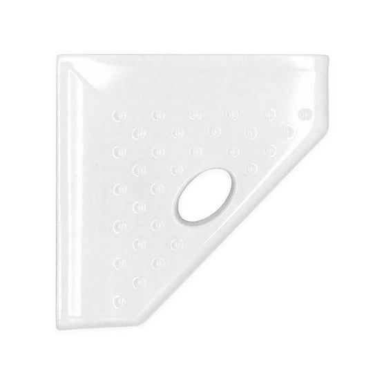 Questech 5" Bath Accessories Geo Retrofit Polished Cast Stone Foot Rest