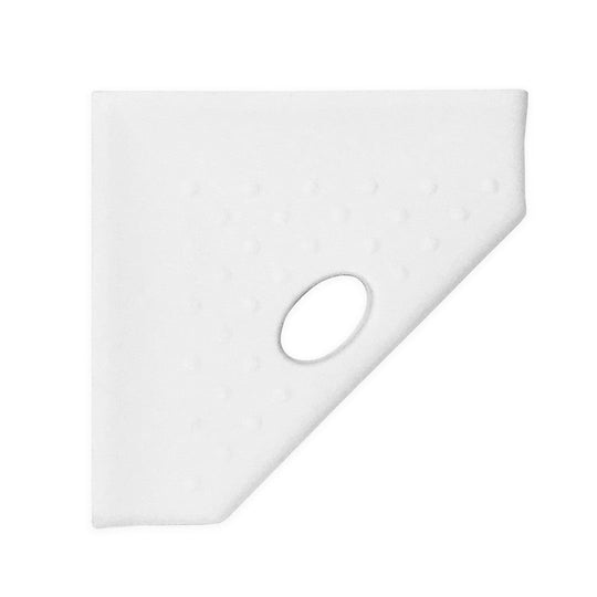 Questech 5" Bath Accessories Geo Retrofit Matte Cast Stone Foot Rest