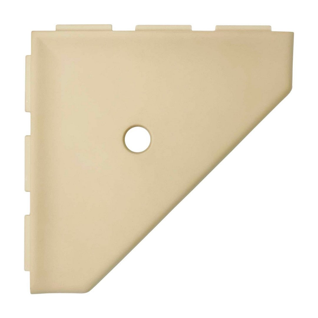 Questech 8" Bath Accessories Geo Matte Cast Stone Corner Shelf