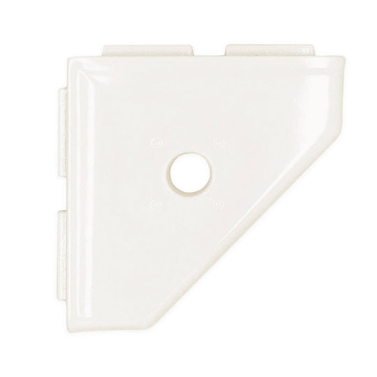 Questech 5" Bath Accessories Geo Polished Cast Stone Corner Soap