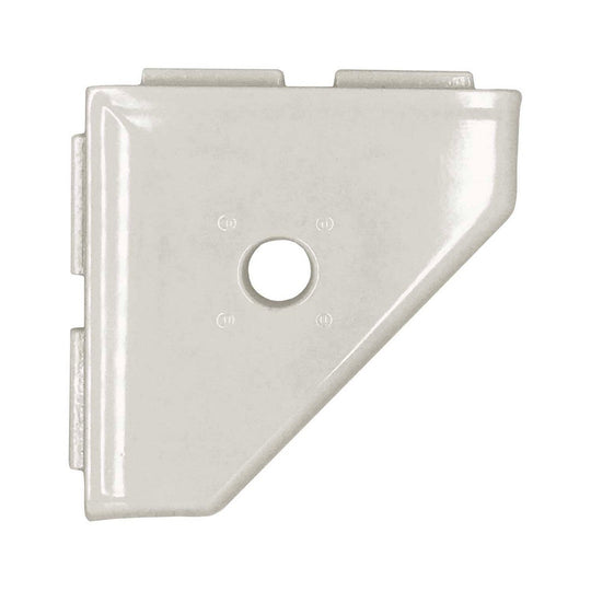 Questech 5" Bath Accessories Geo Polished Cast Stone Corner Soap