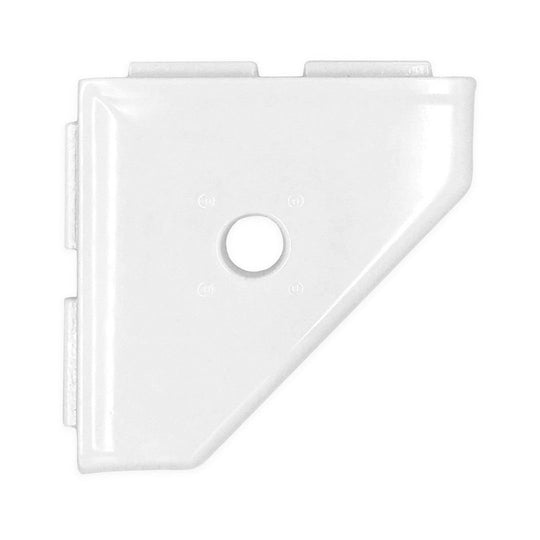 Questech 5" Bath Accessories Geo Polished Cast Stone Corner Soap