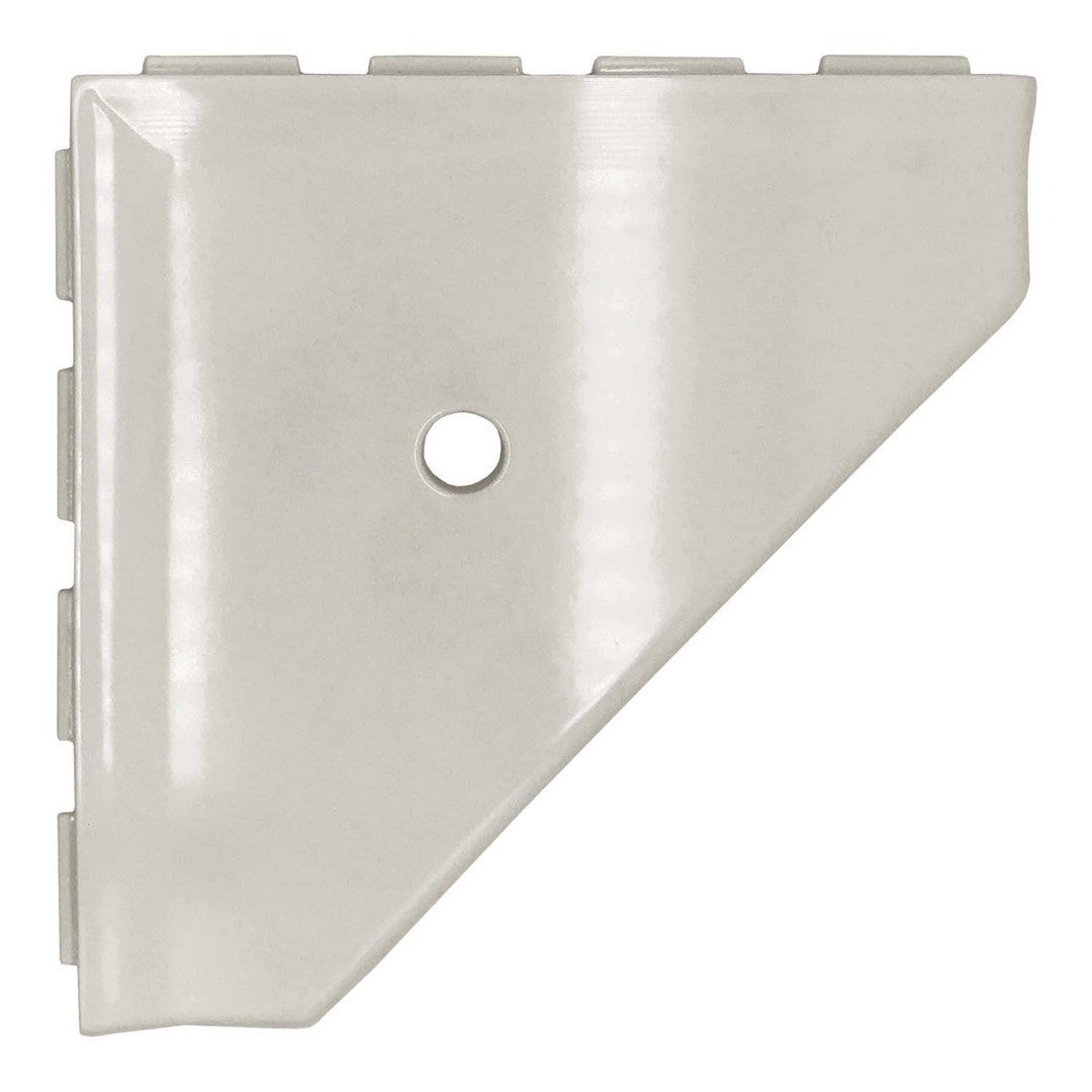 Questech 10" Bath Accessories Geo Polished Cast Stone Corner Shelf