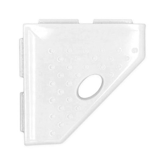 Questech 5" Bath Accessories Geo Polished Cast Stone Foot Rest